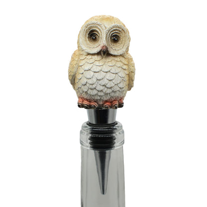 Wine Bottle Stopper Owl Decor Beverage Wine Cork Housewarming Gift,Christmas,Thanksgiving,Brown