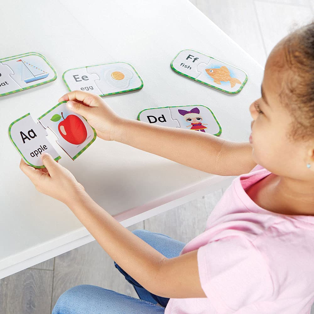 Learning Resources Preschool Puzzle Cards, ABCs, Counting & 3-Letter Words, Ages 3+