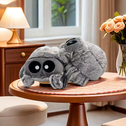 Gleec New Spider Plush Doll - Cute stuffed animal toy for Children, perfect as a for Halloween and Christmas, Brown