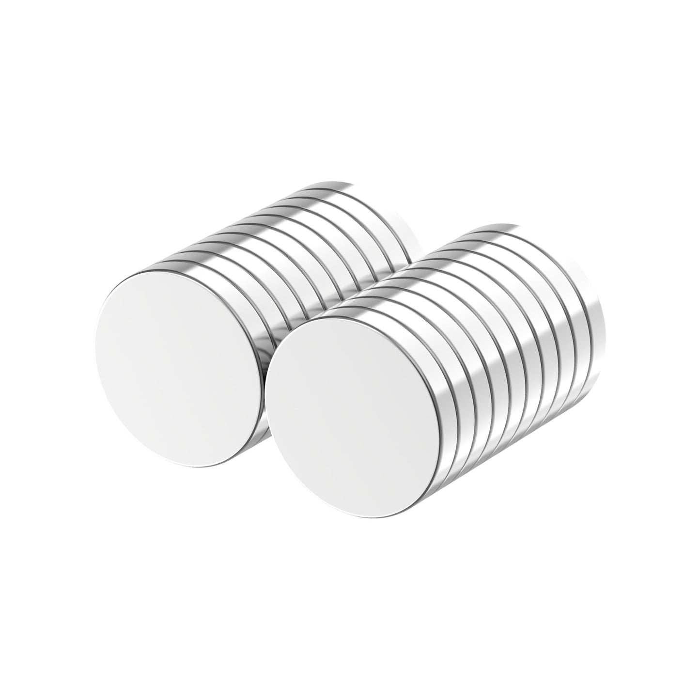 AplysiaTech 20x3mm N52 Rare Earth Magnets, Strong Refrigerator Magnets 20PCS, Heavy Duty Round Fridge Magnet, Multi-Use Premium Neodymium Magnet for Whiteboard, Billboard, Kitchen, Office and School