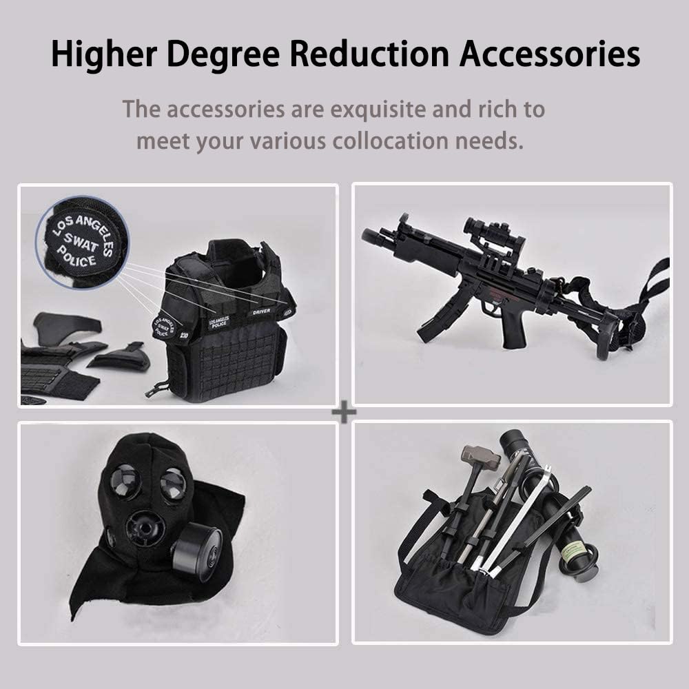 YEIBOBO ! Highly Detail Special Forces 12inch Action Figure SWAT Team (BREACHER)