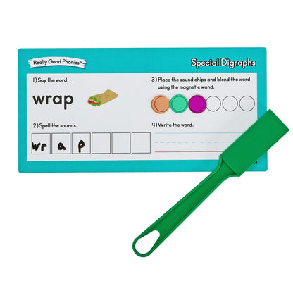 Really Good Phonics - Word Segmenting and Blending Kit - Consonant Digraphs and Special Digraphs - Educational Toys, Reading Games for Kids, Learning Activities, Homeschool & Classroom Must Haves