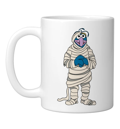 Disney The Muppets Halloween Gonzo the Great Mummy Costume Ceramic Mug, White