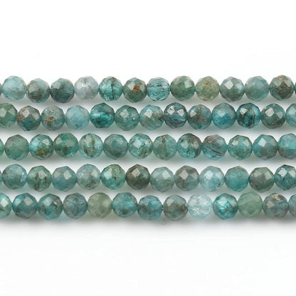 Song Xi 180pcs 2mm Natural Kyanite Gemstone Beads Faceted Round Loose Stone Beads for Jewelry Making (1 Strand)
