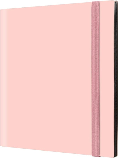 GEAoffice Trading Card Binder, 12 Pockets Card Album Folder Holder, 624 Side Loading Pocket Collection Binder for Yugioh, MTG, Sports & Games Cards, Pink