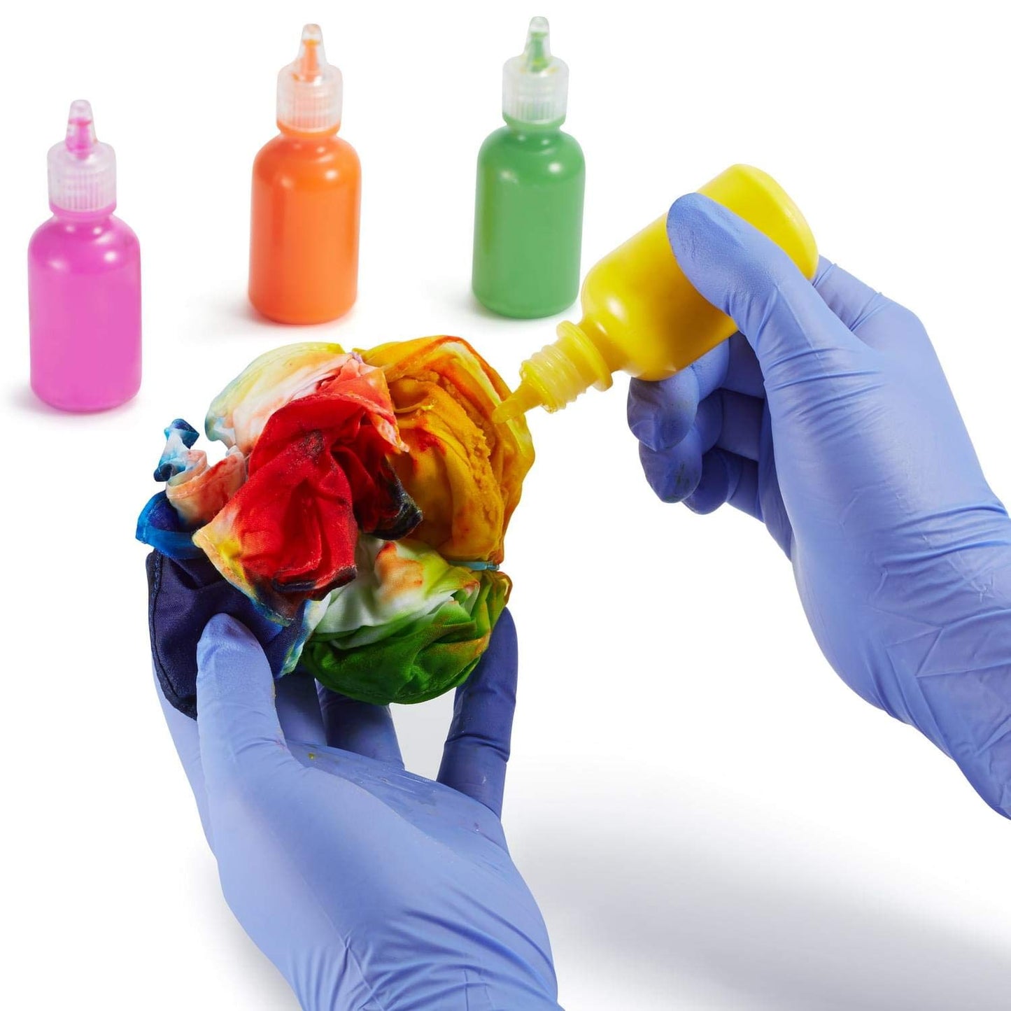 Kids Disposable Nitrile Gloves for 7-14 Years - Latex Free, Food Grade, Powder Free - for Halloween Preparation, Crafting, Painting, Gardening, Cooking, Cleaning - 100 PCS Purple