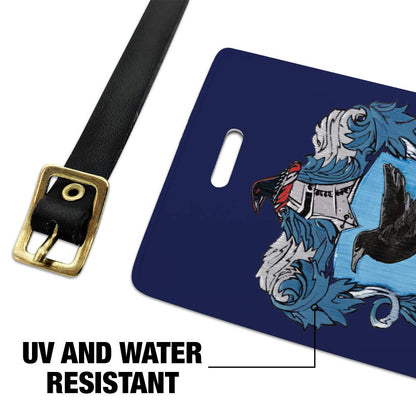 Harry Potter Ravenclaw Painted Crest Luggage ID Tags Carry-On Cards - Set of 2
