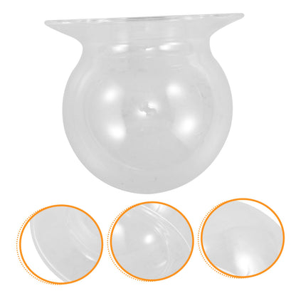 BAZEITFLOW 2pcs Glass Vase for Hydroponic Plants Decorative Desktop Flowerpot Modern Terrarium Centerpiece for Home Office Decor for Plant
