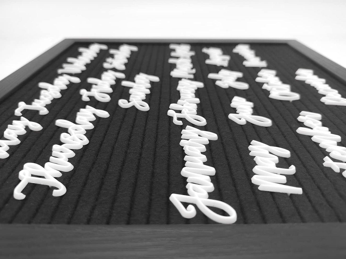 G GAMIT Felt Letter Board Letters Set, Letter Sign Symbol Numbers and Cursive Week and Month Only