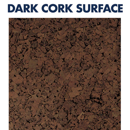 Quartet Cork Tiles, Bulletin Board Cork Panels 12" x 12" x 3/8", Dark Brown, 4 Pack (101)