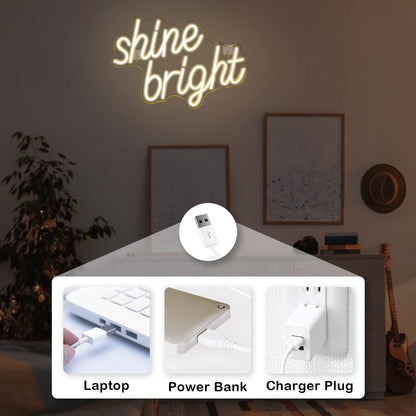 Looklight Better Together Neon Sign,Neon Light for Wall Decor,Wedding Neon Sign,Warm White Led Neon Light USB Letters Neon Signs Led Signs for Wedding,Engagement Party,Birthday