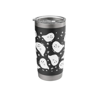 Halloween Ghost, Funny Cute Ghost Print Stainless Steel Insulated Tumbler