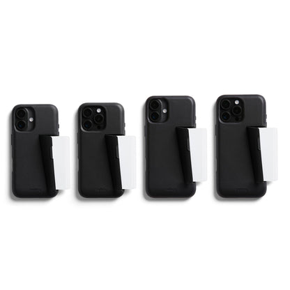 Bellroy Phone Case – 3 Card for iPhone 16 (Leather iPhone case, Phone Wallet) - Sienna