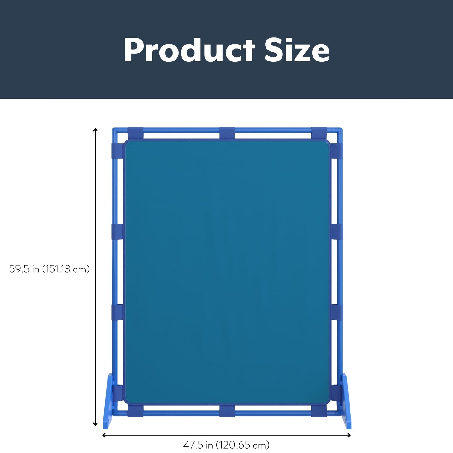 Children's Factory Big Screen PlayPanel - Set of 3, Kids Room Divider, Classroom Privacy Screen, Cantilever Feet Included, Woodland