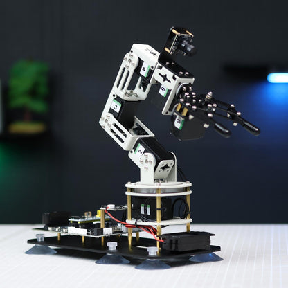 Yahboom ROS2 6DOF Robotic Arm Embodied Intelligence, 3D Spatial Recognition, Virtual Machine PC Control, AI Large Model Voice Module