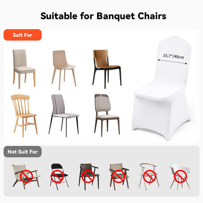 Poise3EHome Pack of 10 Black Sequin Chair Sashes, Double Sided Glitter Stretchy Chair Bands with Buckle for Home Party Bridal Shower Wedding Banquet Reception Decorations
