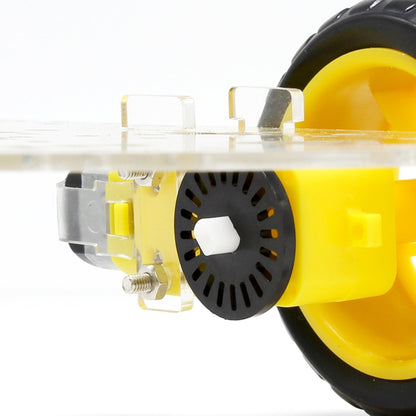 The perseids DIY Robot Smart Car Chassis Kit with Speed Encoder, 2 Wheels and and Battery Box for Adult Age 16+ (2 Wheels)
