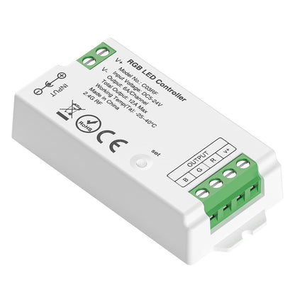 BTF-LIGHTING 5050SMD FCOB COB Dimming RF 2.4GHz Wireless Remote RC01RFB &4PCS C01RF Tuya Controller Kit 4 Zones Group Control PWM Single Color (+V -V) 2pin LED Neon Rope Light DC5V DC12V DC24V
