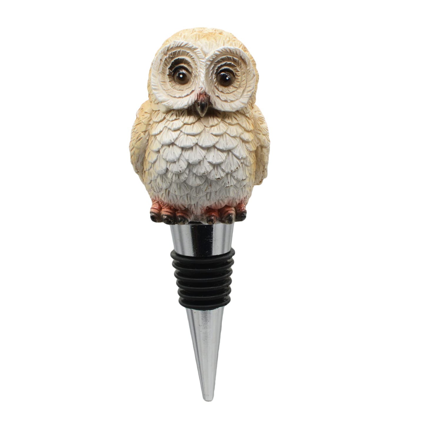 Wine Bottle Stopper Owl Decor Beverage Wine Cork Housewarming Gift,Christmas,Thanksgiving,Brown