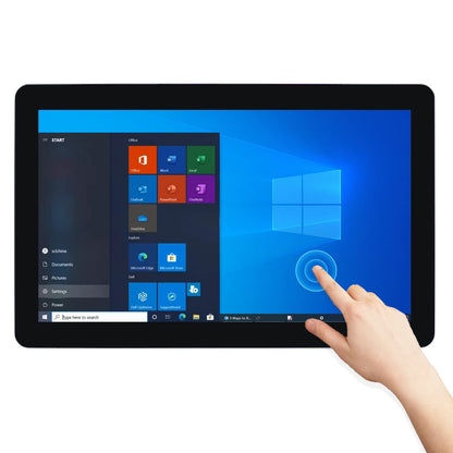 TouchWo 23.8 inch Touch Screen PC Monitor, Intel i5, 4GB RAM, 128G SSD, 16:9 FHD 1080P, Windows 10, Smart Board for Classroom, Meeting & Game, USB, VGA & HD-MI Monitor