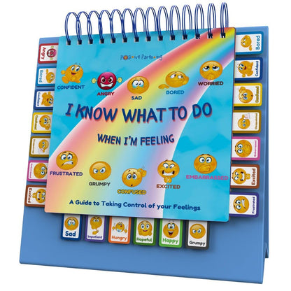 Thought-Spot I Know What to Do Flipbook | Emotions Wheel & Feelings Chart | Emotional Regulation Tool for Home, Class, or Calm Down Corner | Helps Kids Learn Coping Skills | Autism Must-Have