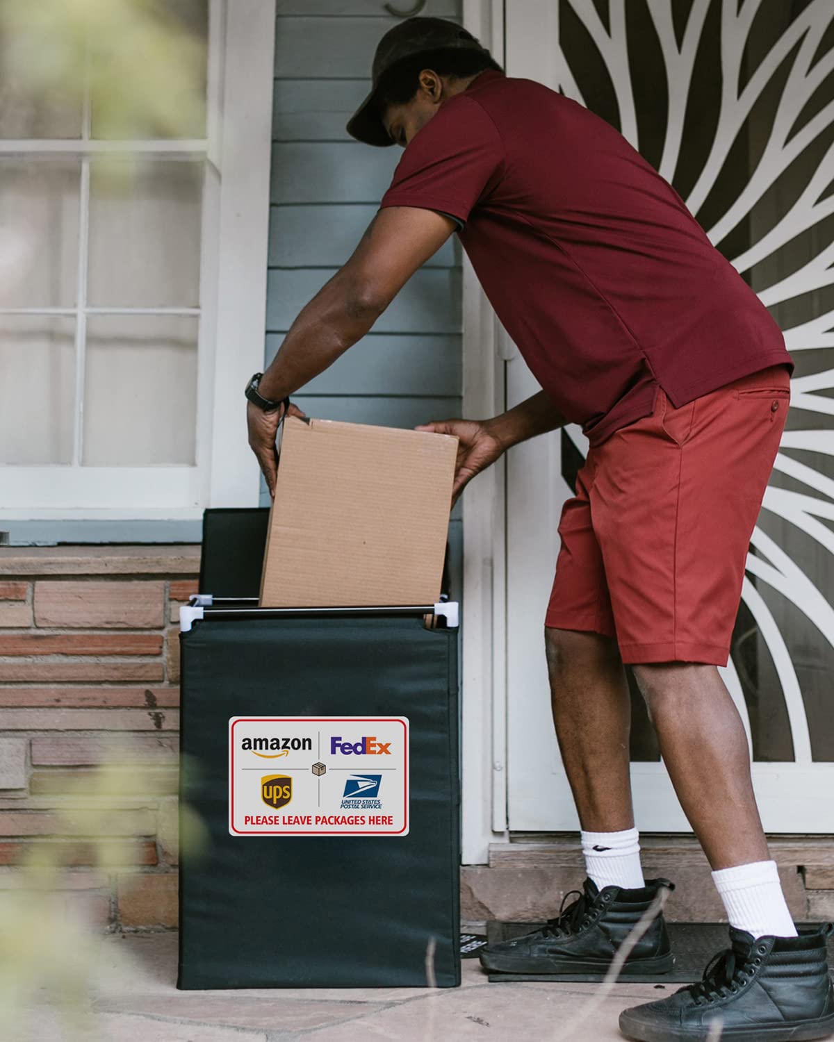 ALKB Package Delivery Sign 8x12", Please Leave Packages Here