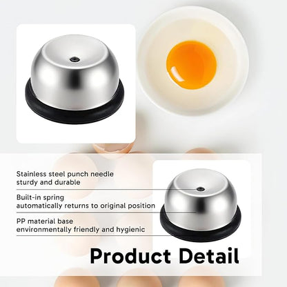 2 PCS Egg Piercer, Hard Boiled Egg Slicer, Easy Hard‑Boiled Egg Peeling and Cooking, Anti‑Cracking Egg Shell Prevention Gadget for Home Kitchen Bakery Commercial Use