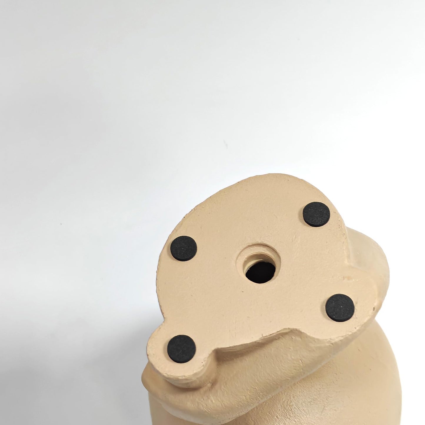LuckyVin Face/Head Planters, Women Face Small Plant/Flower Pots with Drainage for Indoor Outdoor Succulents (Khaki)