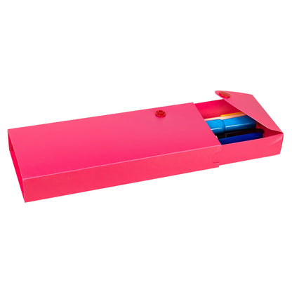 C-Line Slider Pencil Case, Poly, Pack of 24 Pencil Cases, Assorted Colors (05600-24)