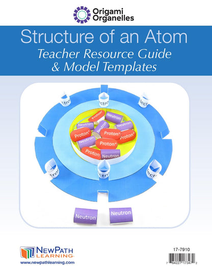NewPath Structure of an Atom 3-D Paper Model Making Kit - Individual Student Edition (24-7910)