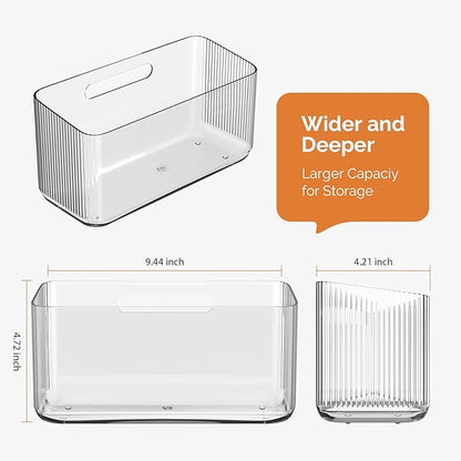 Cruet stands, 2 Pack Cabinet Door Organizers Plastic Wrap Holders for Kitchen Organizers, No drilling Wall Door Mount Kitchen Wrap Rack for Foil Wrap, Cling Wrap, and Food Bags, Clear