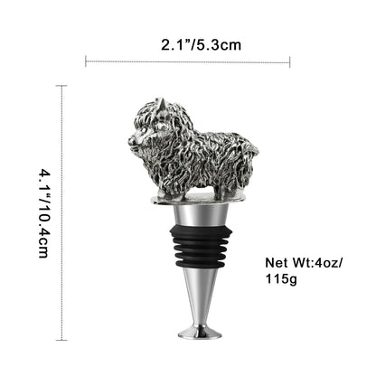 Highland Cow Wine Bottle Stopper, Highland Cow Gifts with Gift Box, Wine Gifts Christmas Birthday Gifts for Women Men, Wine Stopper for Wine Champagne Prosecco