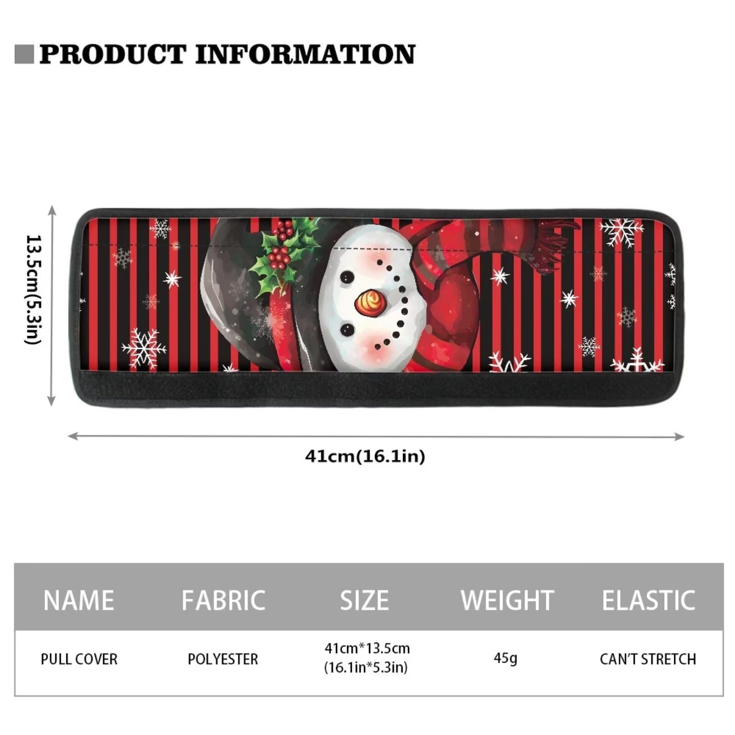 ASQVTIFE Snowman Refrigerator Handle Covers Set of 2 Christmas Decorations Indoor Snowman Fridge Door Handle Cover for Kitchen Non Slip Kitchen Appliance Protective Mat Easy to Clean Soft Comfort