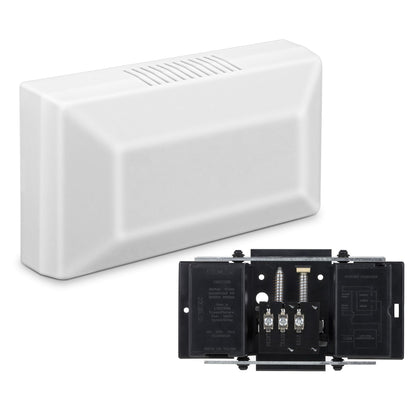Wired Doorbell Chime, 16V 10VA Front and Rear Door Chime for Home Wall Inside, Compatible with Doorbell Botton and Transformer, Two Loud Sounds