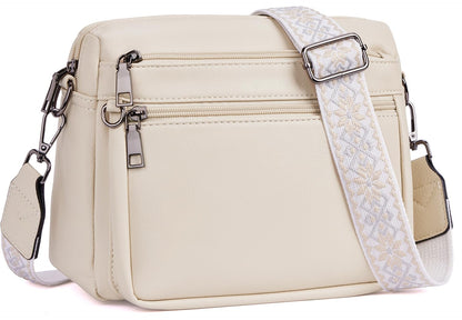 ATERITSSI Crossbody Purses for Women Trendy,Vegan Leather Crossbody Bags,Cell Phone Camera Shoulder Handbags with Card Slots