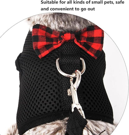 Milisten Pet Vest Harness Breathable Mesh Dog Chest Strap Adjustable Size L (35-40cm) Small Animal Harness for Rabbits, Guinea Pigs, and Squirrels
