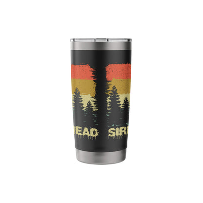Monster Myth Siren Head Mysterious Creature Creepy Halloween Stainless Steel Insulated Tumbler