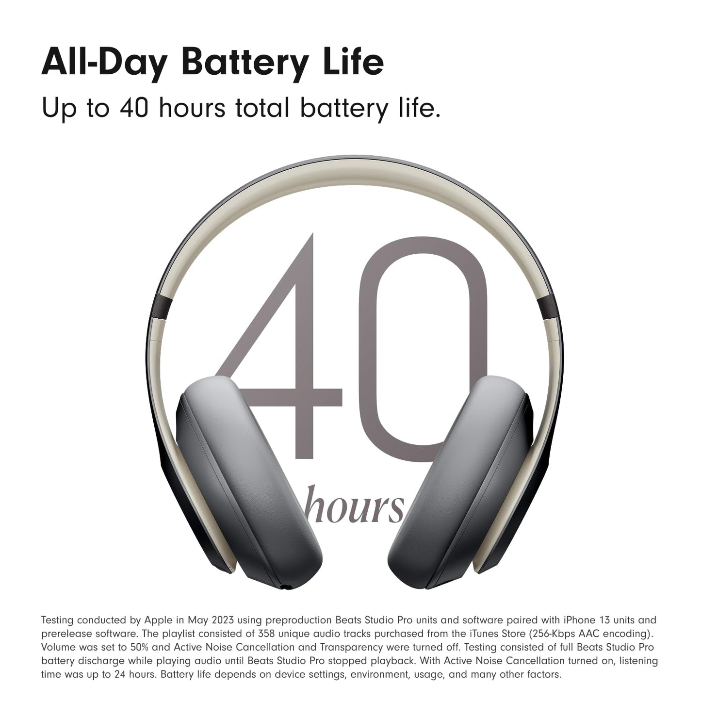 Beats Studio Pro with AppleCare+ for Headphones (2 Years) - Sand Gray