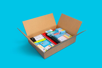 Blue Summit Mega Kindergarten and 1st Grade School Supplies Kit, School Supplies for Kindergarten for Boys and Girls, Mega Bulk Box with 71 Pieces