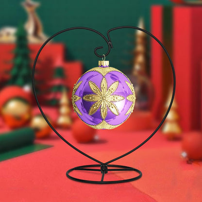 CXLE Ornament Display Stand,Iron Pothook Stand for Hanging Glass Globe, Air Plant Terrarium, Witch Ball, Christmas Ornament and Home Wedding Decoration