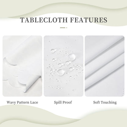 ZYPHORIEL Lemon Fruits Floral Rectangle Tablecloths Black Lemon Table Cloths Dacorative Kitchen Dining Tablecloth for Rectangular Tables,Washable Table Cover for Party 54 x 72 Inch