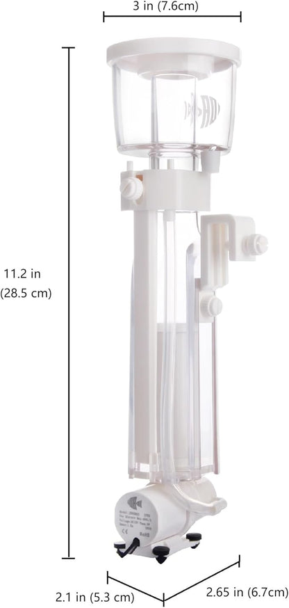 IOAOI Nano Protein Skimmer for Saltwater Aquariums, DC Pinwheel Pump for 20 Gals Fish Tank, Hang On, Internal