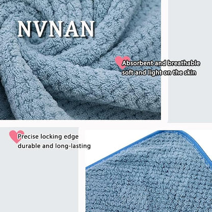 NVNAN Microfiber Dog Towel for Drying Dogs, 40 x 24 Inch Super Absorbent Pet Bath Towel, Soft Quick-Drying Grooming Towel for Small & Large Dogs, Cats, Puppies, Blue