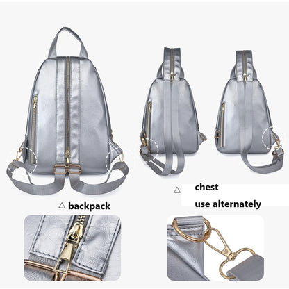 YANAER Mini Backpack for Women PU Leather Anti-theft Small Fashion Cute LightWeight Daypack for Work Travel Daily Brown