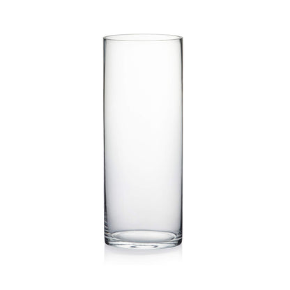 WGV Cylinder Vase, Width 6", Height 16", Clear Glass Container Terrarium Candle Holder for Wedding Centerpiece, Party Event, Home Office Decor, 1 Piece