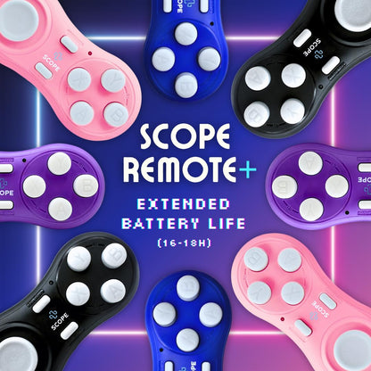 Scope Remote- Remote for Anki. Customizable with Anki Add-on, Compatible with Windows, Mac, iOS, iPad, and Android. Quizlet Compatible, Anki Controller. Pearl Pink, Plus (16-18 Hours Battery)