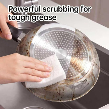 JOYMOOP Textured Clean Sponges, Dual-Sided Non-Scratch Soft Scrub Dish Sponge, Safe for Non-Stick Cookware, Kitchen and Household Cleaning, 12 Pack [Grey & White]