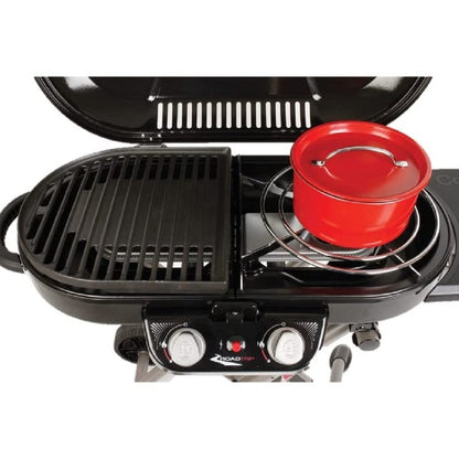 Coleman RoadTrip Swaptop Steel Stove Grate Rust-Resistant Steel Cooktop for Coleman RoadTrip Grills Easily Fits 12-in. Pan Great for Camping Tailgating Grilling & More