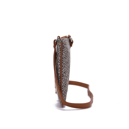 Nautica Lakeside Signature Jaquard North South Crossbody Bag
