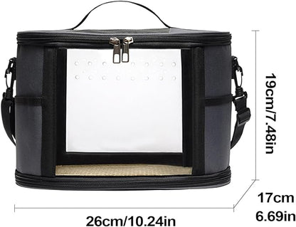 Parrot Travel Bag – Portable Bird Carrier, Small Pet Shoulder Bag, Lightweight Travel Backpack | Comfortable Travels Solution, Easy Carry Bags for Budgies Cockatiel Parrot Hamster